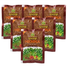 Natural Hair Color Mehndi (Pack of 6, Natural Brown)